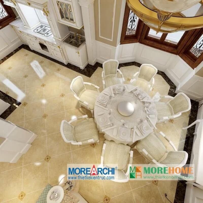 mẫu bàn ăn gỗ tự nhiên cao cấp cho phòng ăn sang trọng